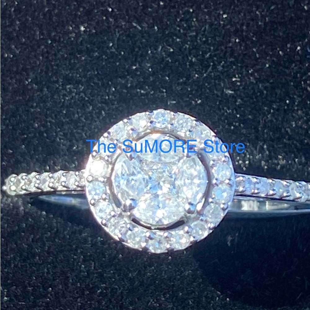 NWT/Certified WG Diamond Ring